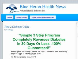 Go to: Treat Type 2 Diabetes Naturally - Blue Heron Health News