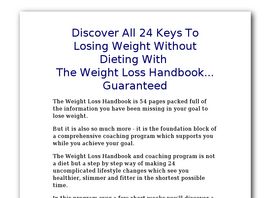 Go to: Weight Loss Handbook & Coaching Program