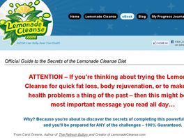 Go to: Lemonade Cleanse: The Refresh Button By Carol Greene