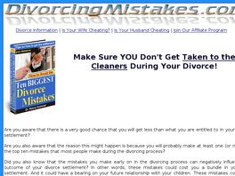 Go to: Avoid The 10 Biggest Divorce Mistakes.
