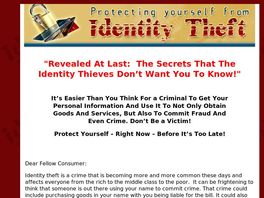 Go to: Protect Yourself From Identity Theft.