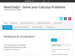 Go to: How To Get An A+ In Calculus 1