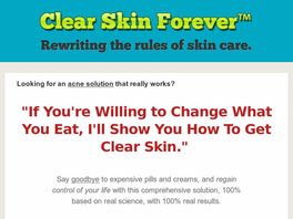 Go to: Clear Skin Forever