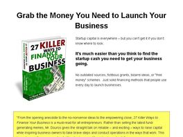 Go to: 27 Killer Ways To Finance Your Business