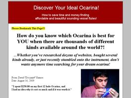 Go to: Learn To Play The Ocarina!