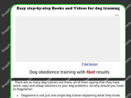 Go to: Dogploma - Dog Obedience Training Online