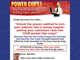Go to: You Can Write Profit Pulling Sales Letters.