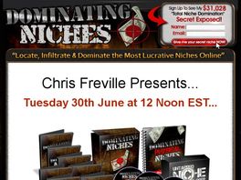 Go to: Dominating Niches - Dominate The Most Lucrative Niches Online