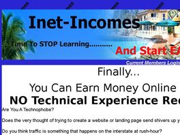 Go to: Inet Incomes Platinum Membership