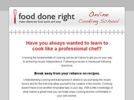 Go to: Online Cooking School Membership Site.