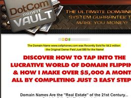 Go to: Domain Flipping With Dotcomprofitvault