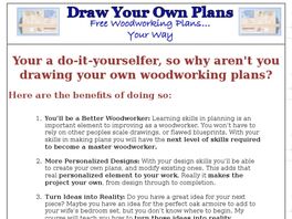 Go to: Draw Your Own Woodworking Plans.