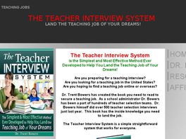 Go to: The Teacher Interview System.