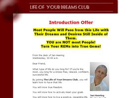 Go to: Life Of Your Dreams Club.