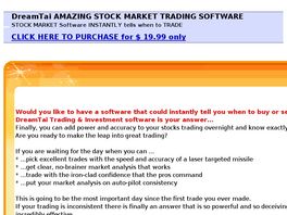 Go to: Dreamtai Amazng Stock Trading Software.