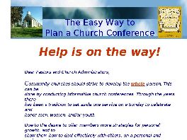 Go to: The Easy Way To Plan A Church Conference