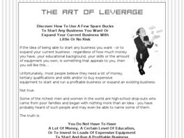 Go to: The Art Of Leverage.