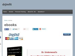 Go to: Dr. Underwood's Lose Weight Stay In Shape Book