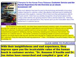Go to: Customer Service And The Human Experience.