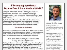 Go to: Treating And Beating Fibromyalgia And Cfs: The Patient's Manual