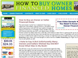 Go to: How To Buy Owner Financed Homes Audio, Book And Video Package