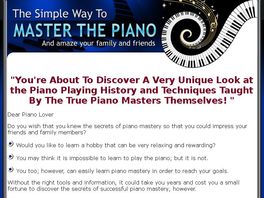 Go to: The Simple Way To Master The Piano