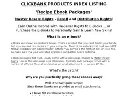 Go to: 56 Recipe Ebook Packages.