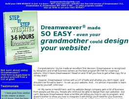 Go to: Step By Step Websites In 3-6 Hours.