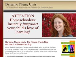 Go to: Dynamic Theme Units For Homeschooling