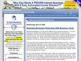 Go to: Clarissa Leary's Home Based Affiliate Business Products