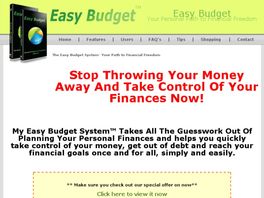 Go to: Stop Throwing Your Money Away And Take Control Of Your Finances Now!