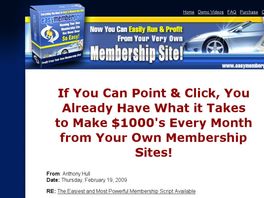 Go to: Easy Member Pro - #1 Membership Site Software!
