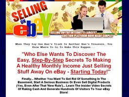 Go to: Selling On eBay(R) Video Series. Great Conversions W/ Videos - 75%.