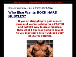 Go to: Build Muscle & Naturally Boost Testosterone - Top Selling Ebook