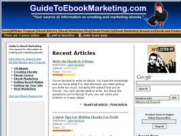 Go to: Guide To Ebook Marketing.