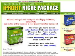 Go to: Latest Iprofit: Niche,template, Ebook(r.