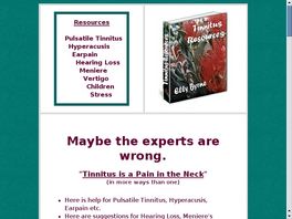 Go to: Tinnitus Resources.