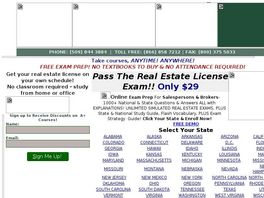 Go to: Online Real Estate Courses & License Exam Preps Study Anytime Anywhere