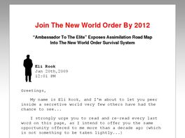Go to: The New World Order Assimilation Dossier
