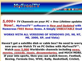 Go to: Myfreeitv - Internet Tv On PC Software