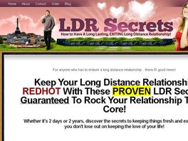 Go to: Ldr Secrets - The Long Distance Relationship Survival Guide
