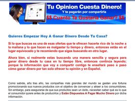 Go to: Encuestas Por Dinero. 70% Comision
