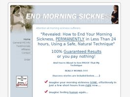 Go to: End Morning Sickness Ebook & Videos