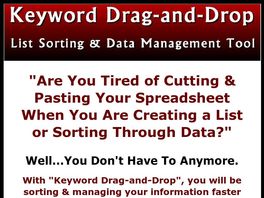 Go to: Keyword Drag-and-Drop ~~ List Sorting & Data Extraction Tool.