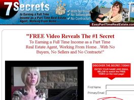 Go to: 7 Secrets To Part Time Real Estate, Full Time Pay!