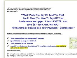 Go to: Powerful Personalized Mortgage Acceleration System