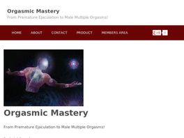 Go to: Orgasmic Mastery: From Premature Ejaculat'n To Male Multiple Org.asms