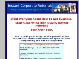 Go to: Real Estate Referral System!