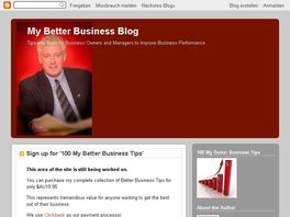 Go to: My 100 Better Business Tips