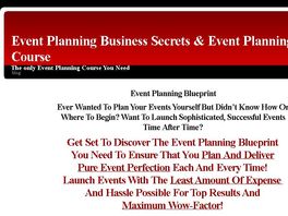 Go to: Event Planning Business